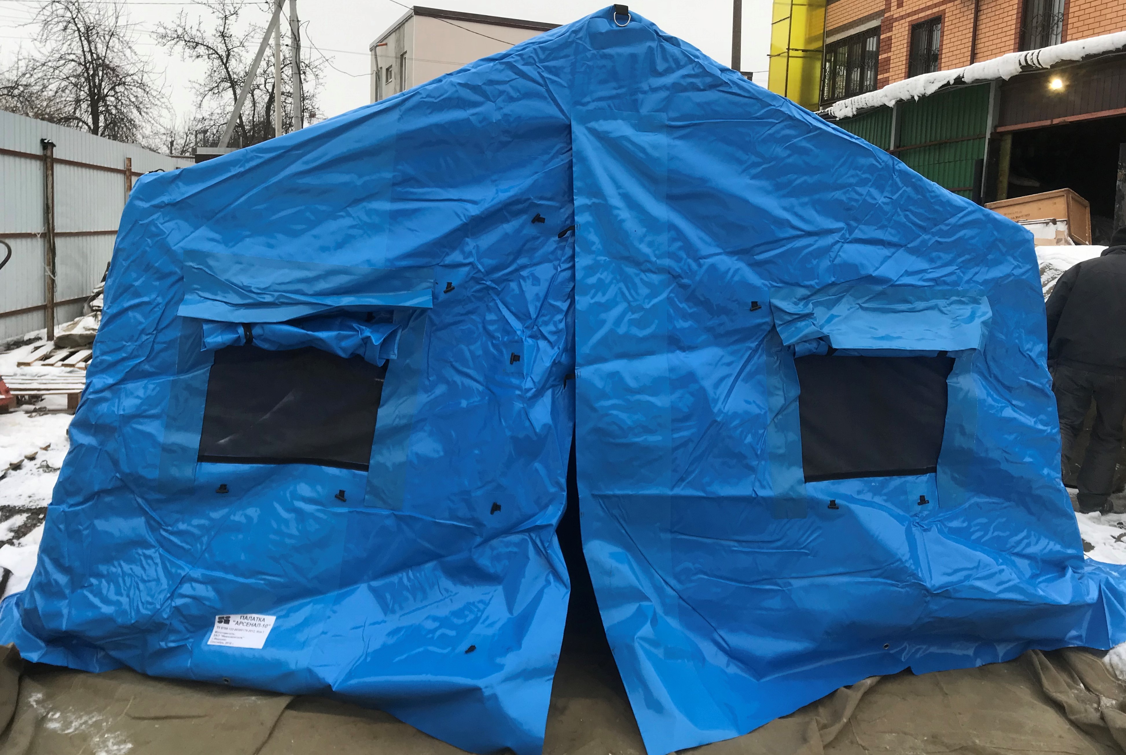 Армейская каркасная палатка М-10