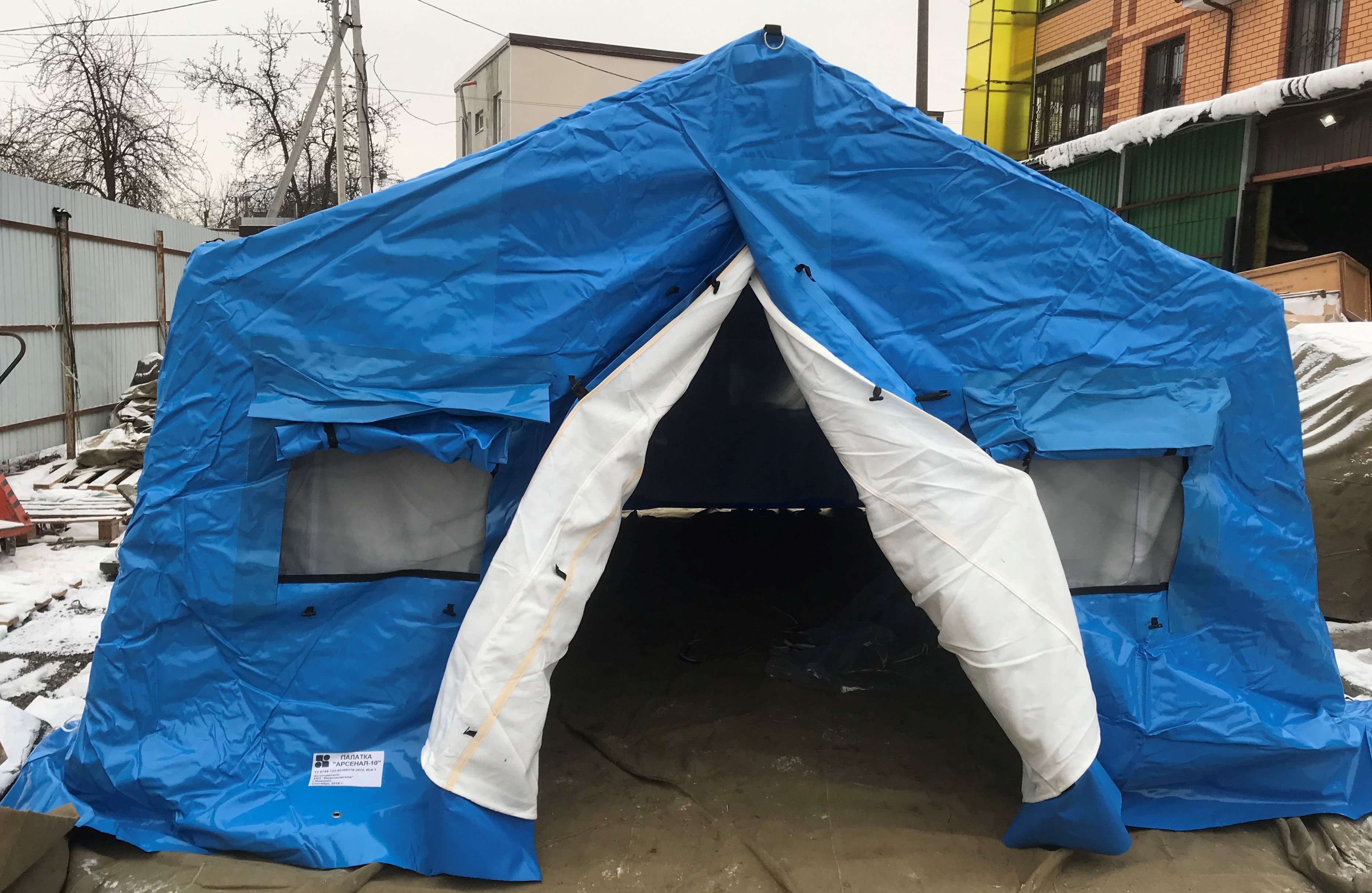 Армейская каркасная палатка М-10