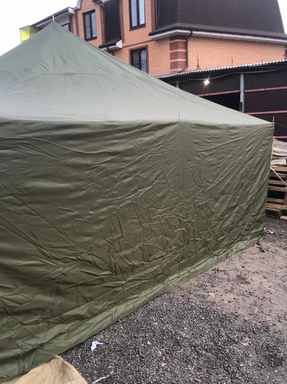 Палатка УСТ-56 зимняя (на металлических стойках)